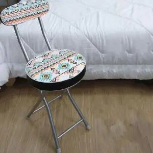 [하프클럽/셀러허브]원형 접이식 등받이의자 의자 CY-498 쿠션