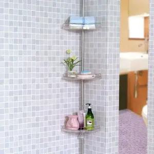 [하프클럽/셀러허브]리빙투명코너선반3단 코너선반