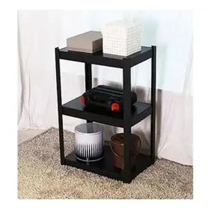 [하프클럽/셀러허브]블랙 조립식선반장 조립식선반 800 3단 90cm 1P