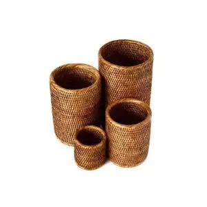 [하프클럽/셀러허브]미얀마 라탄 미얀마 버틀베어 바스켓 BK094