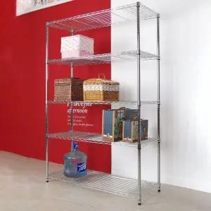 [하프클럽/셀러허브]리빙와이드메탈랙 1200 진열장 5단