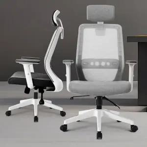 [하프클럽/셀러허브]책상의자 허리편한 푹신한 사무 회전 매쉬 d32