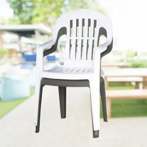 [하프클럽/셀러허브]편한 등받이 야외플라스틱의자 편의점 간이체어