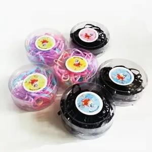 [콩심팥심]고래심줄 고무줄 헤어밴드 6통 약360P