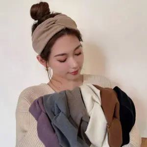 꼬임 여성 헤어 반다나 여자 헤어밴드 머리띠