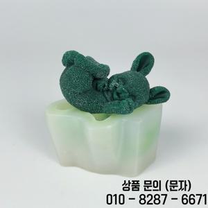 3D 동물 금형 거짓말 활 토끼 실리콘 양초 비누 수지 케이크 장식 웨딩 생일 DW0912