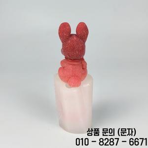 3D 동물 금형 서 토끼 실리콘 양초 비누 수지 케이크 장식 웨딩 생일 DW0913