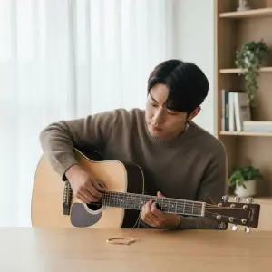 어쿠스틱 기타줄 6현 통기타 스트링 교체용 소모품 악기 부품 관리