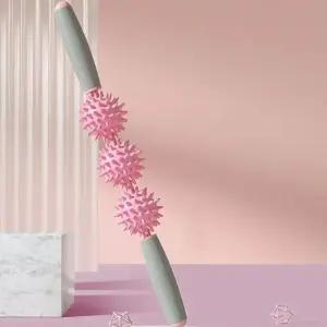 셀프다리롤러 요가 혈액순환 지압볼막대 뻐근함 3구