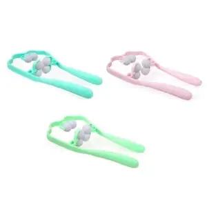 롤링마사지기 바디롤러 6구 목 마사지기