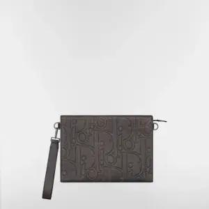 MUST IT_디올 A5 트라이앵글 파우치 - 브라운 Dior Gravity Vintage 가죽