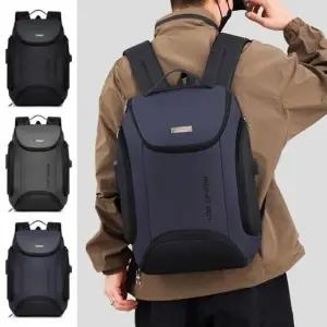 남성 옥스퍼드 사방 포켓 백팩 ELG-274