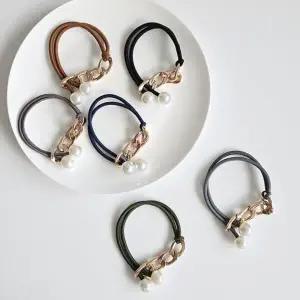 [아트박스]/다잇템 여자 진주 헤어 포인트 사슬 머리끈