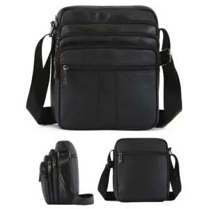 (옵션 블랙)트렌디 캐주얼 가방 소형 메신저백 남성 고급 쇼퍼백