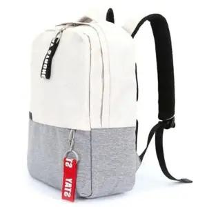 ( )USB 충전 캐주얼 유행 가방 10대 트렌디 백팩 그레이