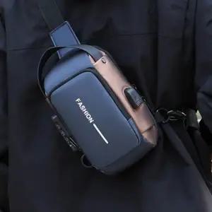 ( )남성 패션 크로스백 가슴착용 슬링백 구조 외출 가방