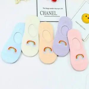 신상 준캡 아동양말 유아동양말세트 여름 봄 페이크삭스 5족세트 면양말 어린이 레인보우