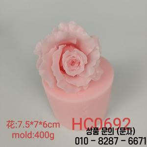 3D 로즈 몰드 모든 종류의 장미 실리콘 캔들 비누 꽃다발 웨딩 생일 케이크 HC0692