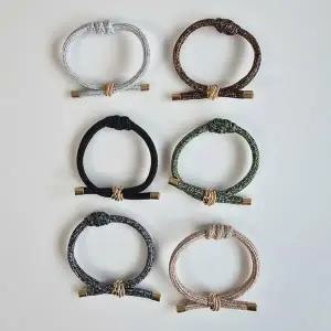 아트박스/다잇템 여자 로프 머리묶음 골든펄 헤어밴드