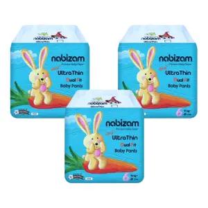 나비잠 기저귀 울트라씬듀얼핏 썸머팬티 점보형(JB) 22매x3팩