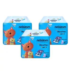 나비잠 기저귀 울트라씬듀얼핏 썸머팬티 중형(M) 32매x3팩