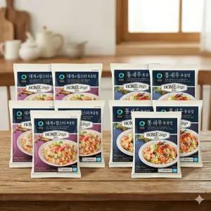 청정원 호밍스 급속냉동 알찬새우 대게랍스터 볶음밥 혼합세트 한끼식사 10팩