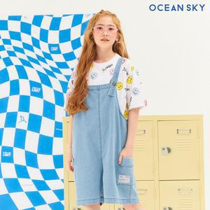 [오션스카이] 여아 아웃 포켓 오버롤 팬츠-CBJG6157D0D