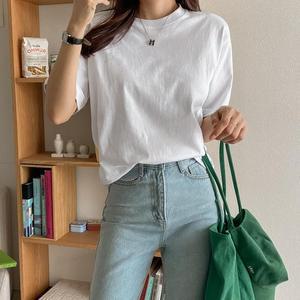 [시크릿라벨] [10컬러/빅사이즈] 라운드 기본 반팔티