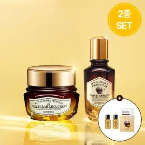 [스킨푸드][SET] 로열허니 프로폴리스 에센스&크림+(증정)에센스14ml 2개+마스크1매