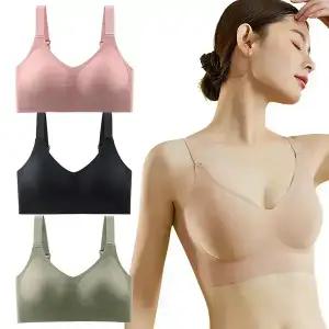 패드일체형 심리스브라 여성 노와이어 스트랩 극찬브라