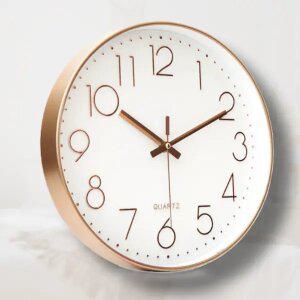 벽시계 인테리어 ABS 프레임 무소음 벽걸이 시계 소품 집들이 선물