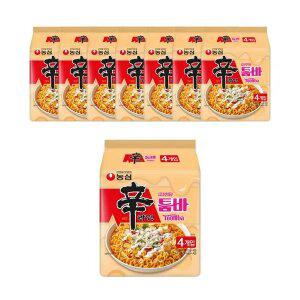 농심 신라면툼바 137g, 4개입, 8개