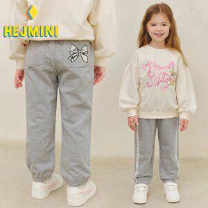 [헤이미니] 레이스리본조거팬츠