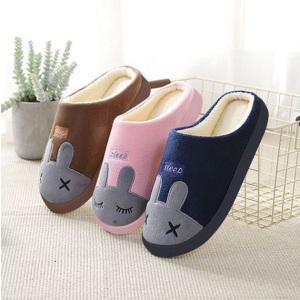 포근허니 커플 거실화 슬리퍼 사무실 가정 학교 방한 보온 방풍 겨울 털 실내화