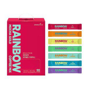 아로마빌커피 레인보우 모카골드 커피믹스 160스틱
