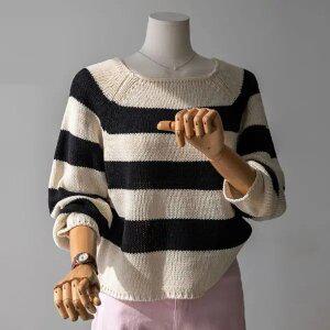 (안나앤모드) like 하찌 스퀘어 니트 [니트DRA42]