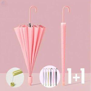 캡커버 파스텔 장우산 학생 청소년 남녀공용 예쁜 양산 튼튼한 빗물차단 차량용 투명커