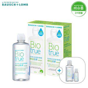 [클리어런스] 바슈롬 바이오트루 렌즈세척액 300ml x2개 (+120ml) (소비기한 27-03-31