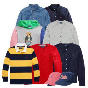 폴로랄프로렌 정품 봄맞이 티셔츠/셔츠/맨투맨/모자/가디건 등 심플룩 올드머니룩