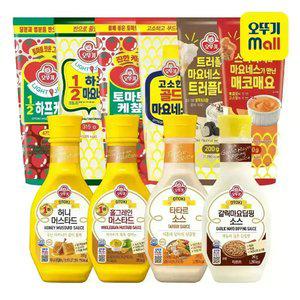 [본사직영][~2+2] 오뚜기 BEST소스 케찹마요/저당 케찹마요/머스타드/딥핑소스 외 골라