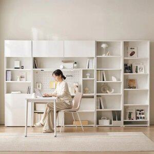 [삼익가구]스마트모어 1200/1400 책상/책장/전면책장 세트