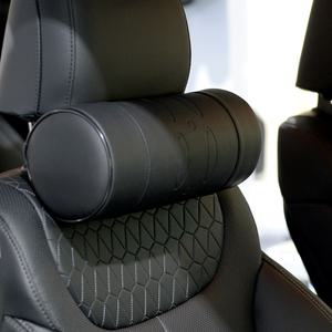 북유럽풍 클래식 차량용 가죽 목베개 목쿠션 [서클] 100%국내생산 모든차종 공용 싼타