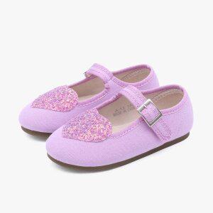 [키펀트] 하트 패브릭 여아 메리제인