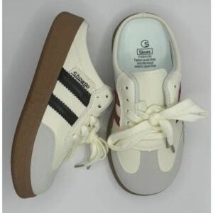 J2K 스니커즈 뮬 두줄라인 데일리 코디 슬립온 슬리퍼