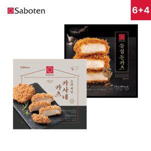 사보텐 일본 정통 수제 돈까스 등심 6팩+오리지널 카사네 4팩