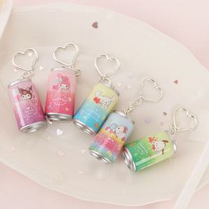 귀여운 산리오 캐릭터 키링 음료캔 디자인 / 핸드폰 에어팟 가방 장식 열쇠고리 키홀더