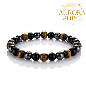 오로라샤인 호안석 팔찌 사업운 재물운 삼재 액막이 소원성취 만사형통 합격기원