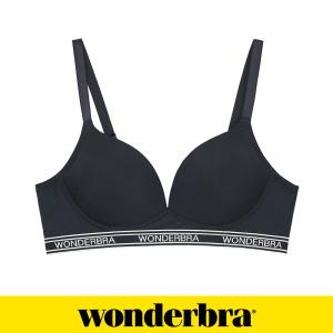 [Wonderbra]원더브라  스포츠 아웃밴드 노와이어 브라 블랙 WBWBR4M25A