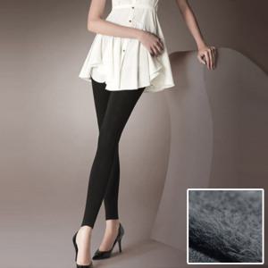 비너스 퍼 기모 보온 9부 무발 레깅스 타이즈 겨울스타킹 따뜻한 융 털 - 8892