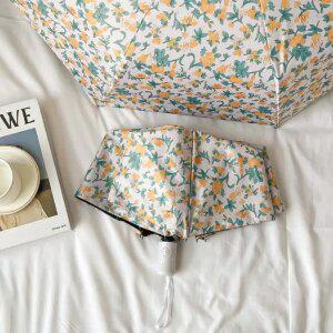 옐로우플라워 UV차단 초경량 양산 3단 휴대용 자외선차단 원터치 자동 암막 튼튼한 우